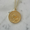 Eternal Rose Medallion Necklace