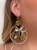 Silver & Gold Beyonce Earrings