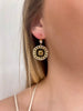 Black & Gold Raquelle Earrings