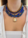 Blue & Amber Milano Necklace