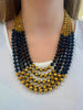 Gold & Black Dior Statement Necklace