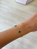 Green Mini Clovers Bracelet