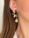 Black, Grey & Champagne Scarlett Earrings