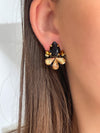 Black & Champagne Maldives Earrings