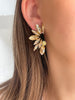 Light Champagne Polar Moon Earrings