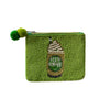 Iced Coffee Beaded Pouch