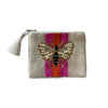 Butterfly Beaded Pouch