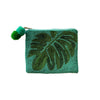 Palm Leaf Beaded Pouch