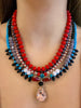 Red, Pink & Blue Milano Necklace