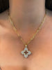 Swarovski Big Clover Petal Necklace