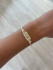 White Prism Eye Braided Bracelet