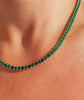Emerald Tennis Necklace