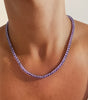 Lilac Tennis Necklace