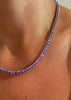 Lilac Tennis Necklace