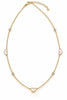 White Heart Glint Necklace