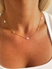 White Heart Glint Necklace