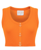 Orange Summer Crop Top