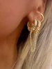 Double Handcuff Earring