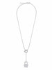 Mother of Pearl Bear Lariat Necklace