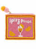 Spritz Please Beaded Pouch