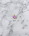 Pastel Electric Heart Charm