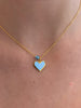 Pastel Electric Heart Necklace