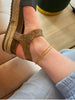 Python Snake Herringbone Anklet