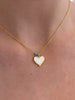 Pastel Electric Heart Necklace
