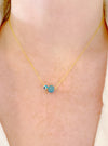 Turquoise Round Ball Necklace