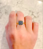 Turquoise Royal Cube Ring
