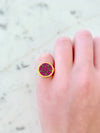 Pink Pinky Star Ring