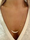 Big Moon & Star Necklace