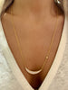 Big Moon & Star Necklace