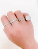 Baguette & Mini Band Ring