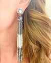 Grey & White Zoe Earrings