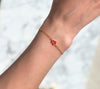 Red Mini Enamel Heart Bracelet