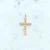 Diamond Cross Charm