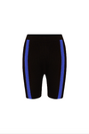 Sue Blue Knitted Biker Shorts