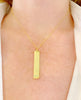 Vertical Bar Necklace