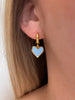 Pastel Electric Heart Earrings