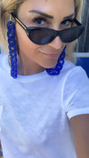 Blue Jumbo Link Sunglasses Chain