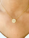 Eye Circle Chain Necklace