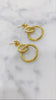 Inverted interlocking Circles Earrings