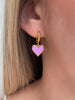 Pastel Electric Heart Earrings