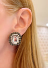 Silver Gwen Stud Earrings