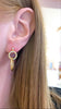 Inverted interlocking Circles Earrings