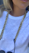 Matte Gold Sunglasses Chain