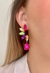 Pink Purple & Green Scarlett Earrings