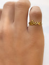Adjustable Love Pinky Ring