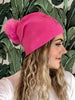 Beanie with Crystal Star- Pink